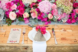 banquet style wedding decor and flowers 025