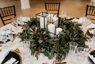 black white and foliage