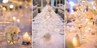 banquet style wedding decor and flowers 006