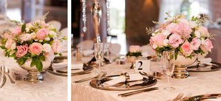 banquet style wedding decor and flowers 023