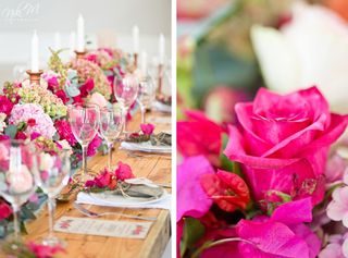 banquet style wedding decor and flowers 026