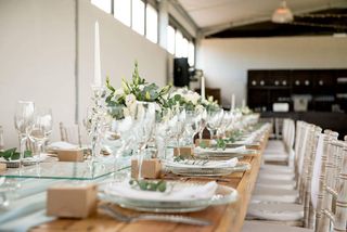 banquet style wedding decor and flowers 034